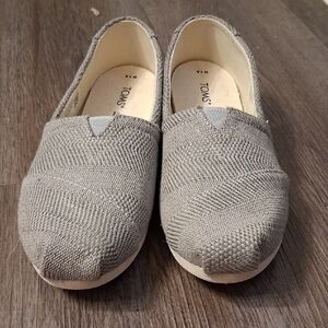 TOMS Women's Gray Slip-On Shoes